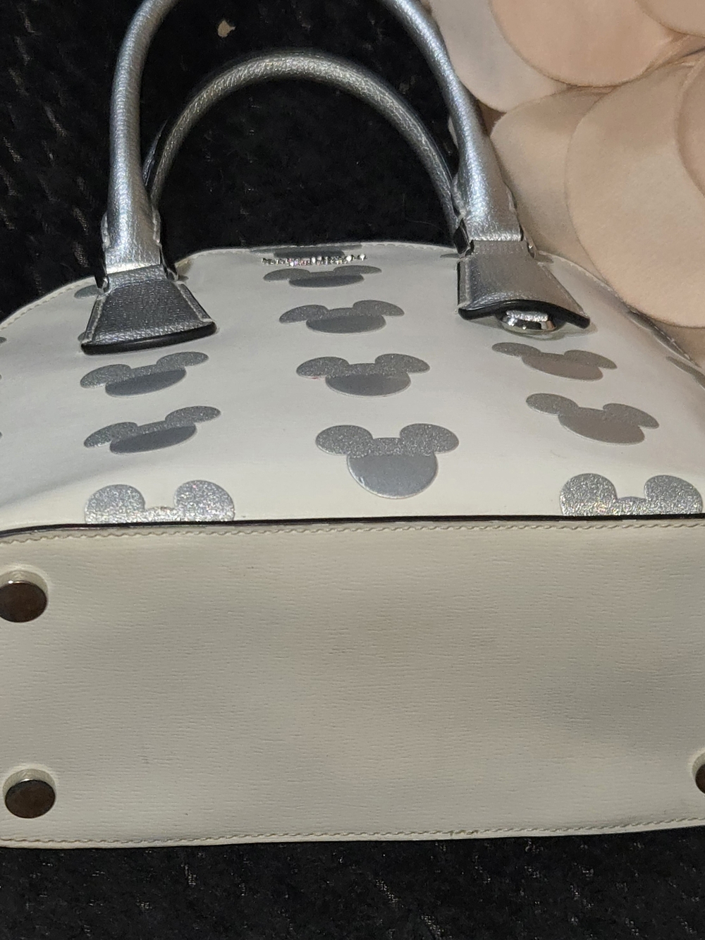 Kate Spade 🩶🤍🖤Limited Edition🖤🤍🩶 DISNEY PARKS Mickey Mouse Dome Satchel - Picture 12 of 14